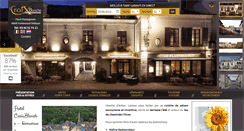 Desktop Screenshot of hotel-croixblanche.com